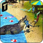 crocodile simulator 3d android application logo